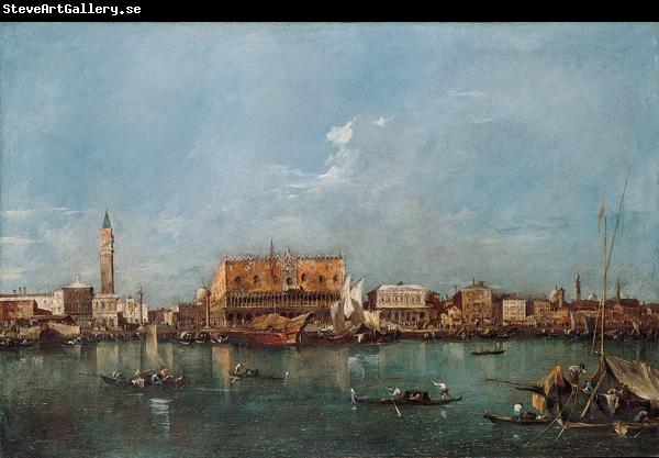 Francesco Guardi Venice from the Bacino di San Marco